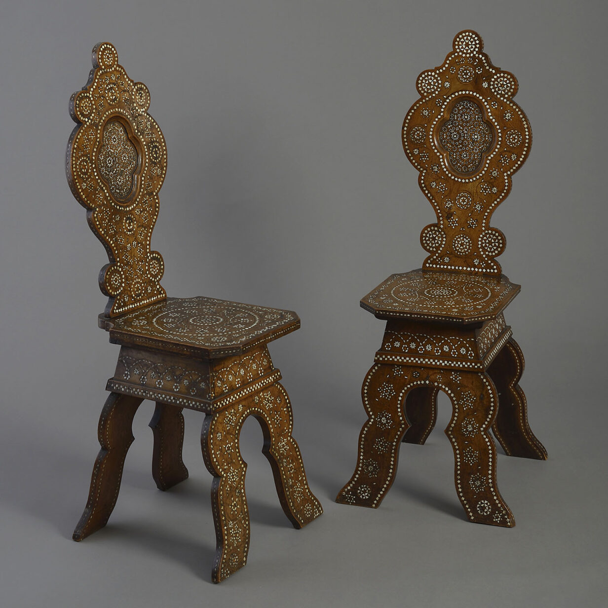 Pair of Sgabello Hall Chairs