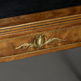 19th century napoleon iii mahogany bureau plat