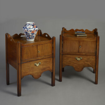 Pair of Mahogany Bedside Commodes