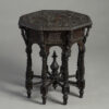 Carved indian occasional table