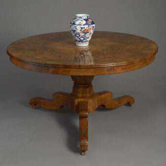 Burr Walnut Centre Table