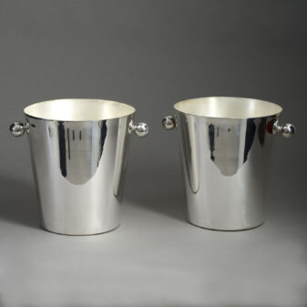 Pair of Art Deco Ice Buckets