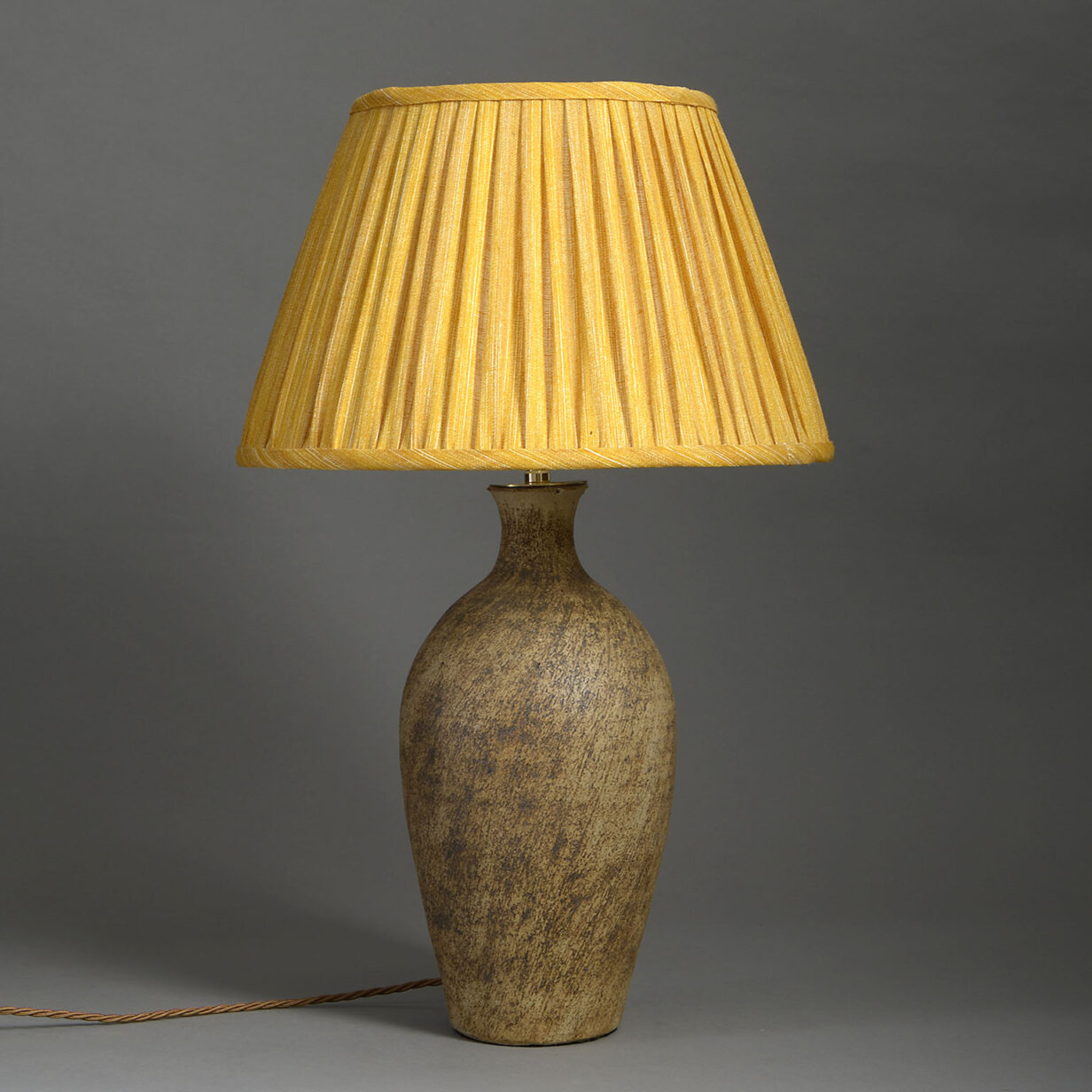 Ceramic bottle lamp
