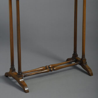 Early 19th century regency period rosewood kidney table