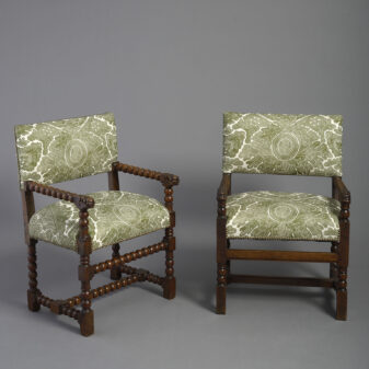 Pair of louis xiv armcahirs