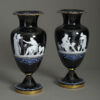 Pair of Opaline Glass Vases