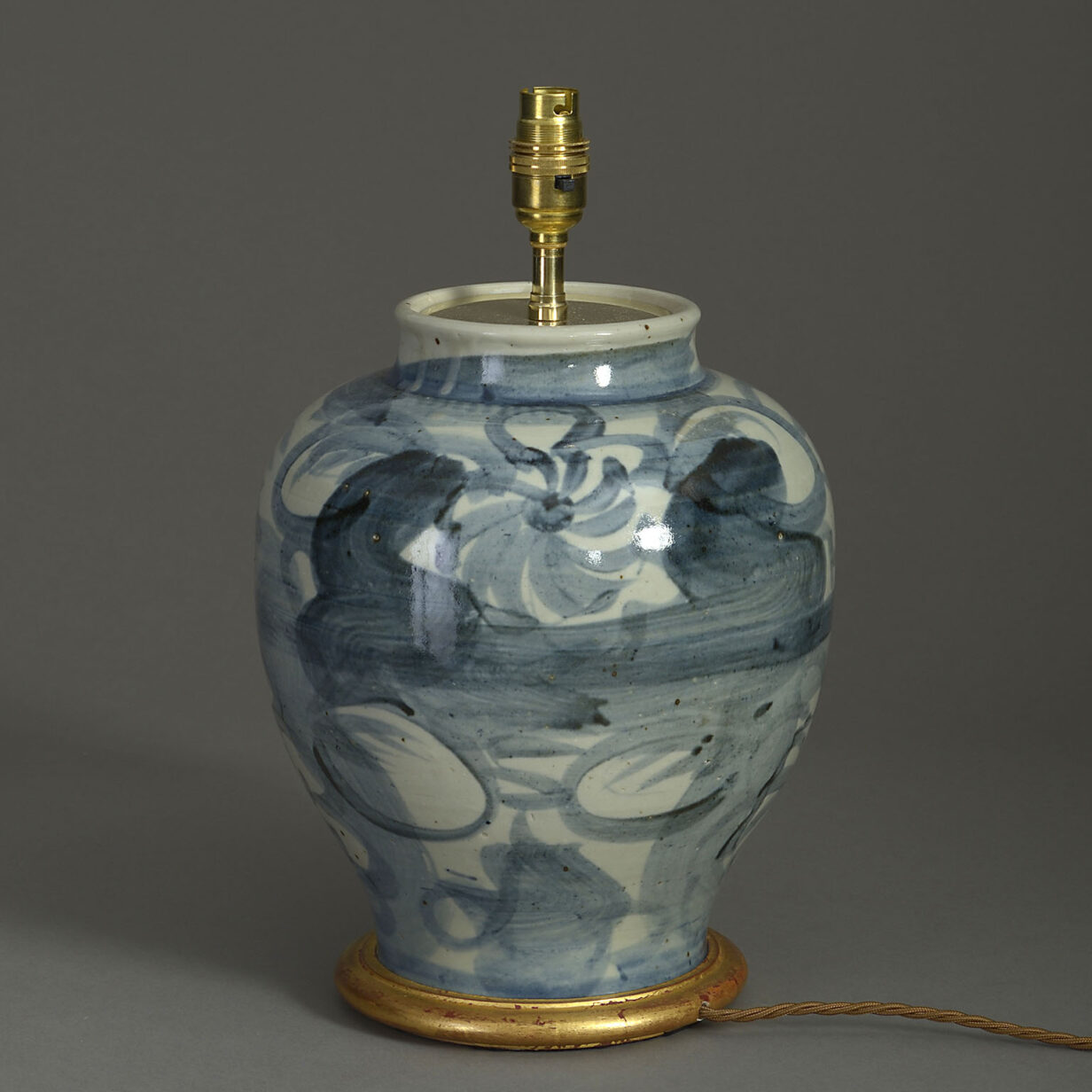 Blue and White Ming Vase Lamp