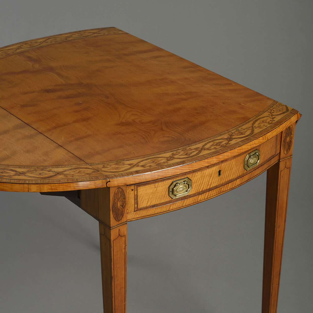 Satinwood pembroke table