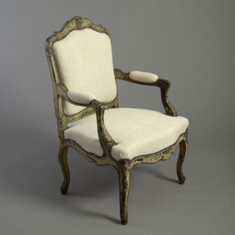 Louis XV Style Painted Armchair