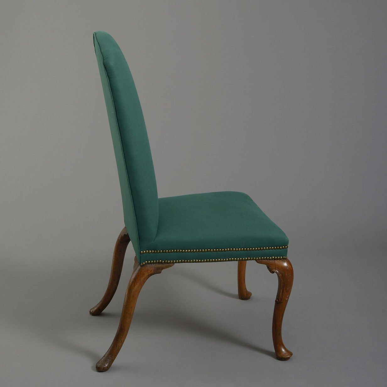 Pair of upholstered georgian side chairs
