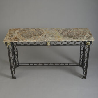 Cast Iron Console Table