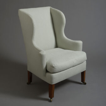 Queen Anne Wing Armchair