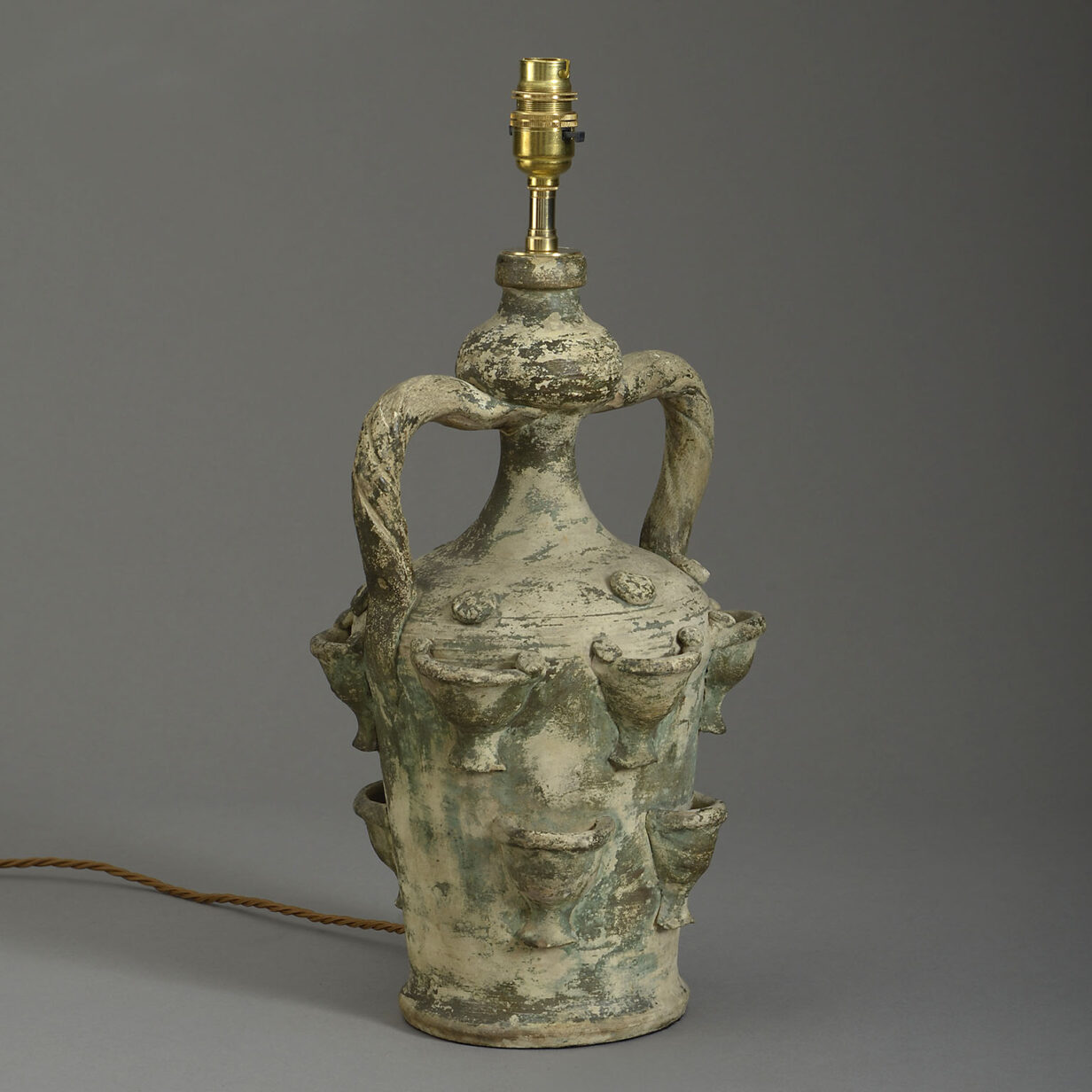 20th Century Terracotta Vase Lamp in The Antique Taste