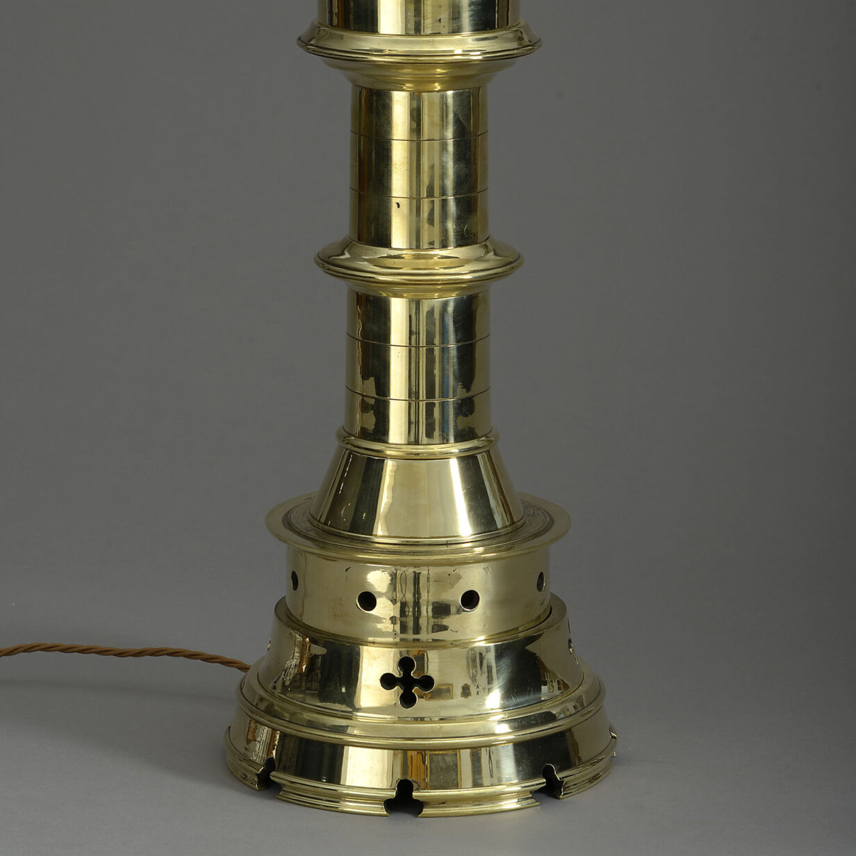 Brass lighthouse lamp