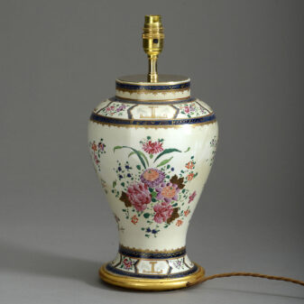 Samson porcelain vase lamp