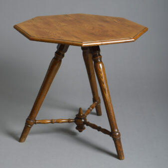 Late 19th Century Victorian Period Ash Gipsy Table