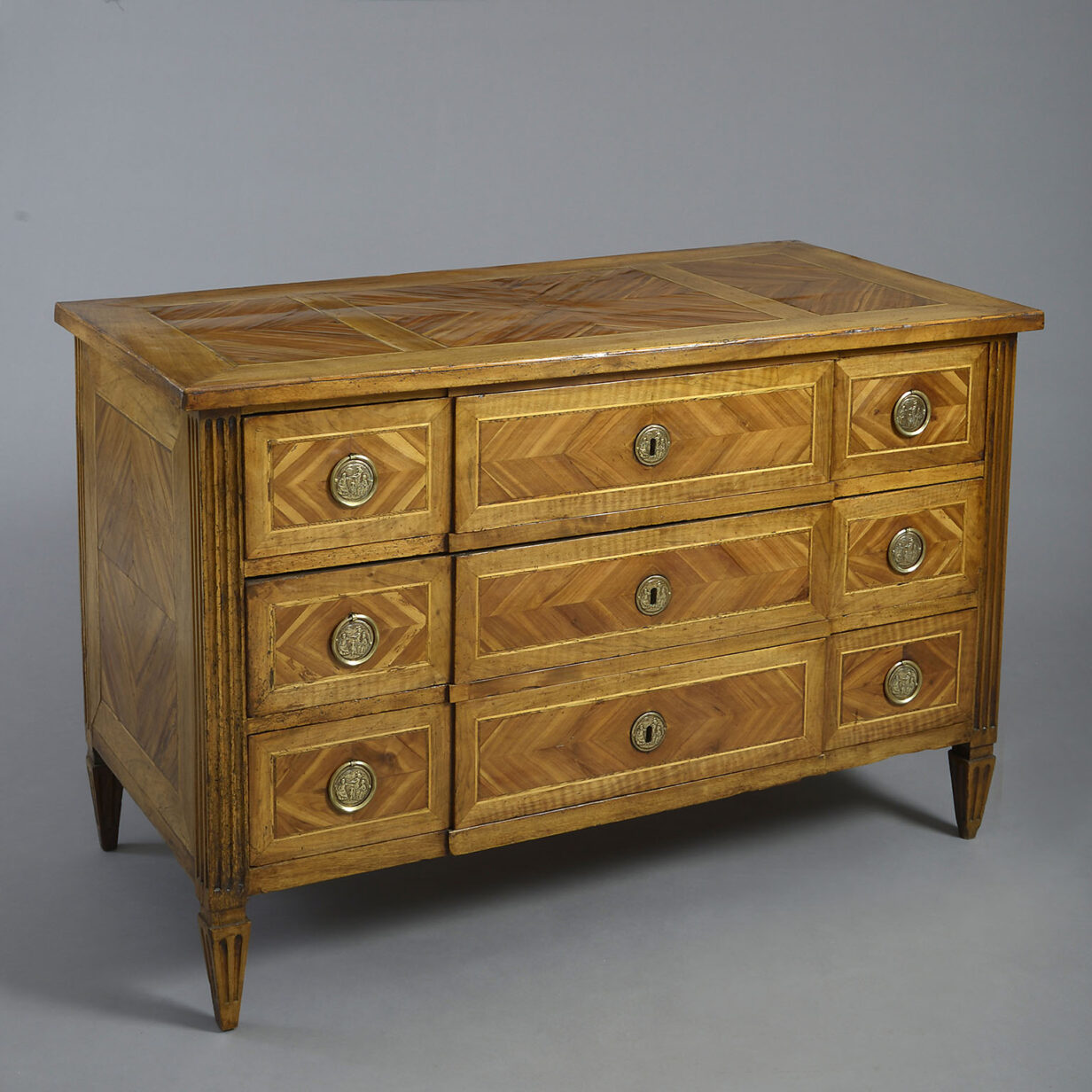 Late 18th Century Neo-classical Walnut Commode