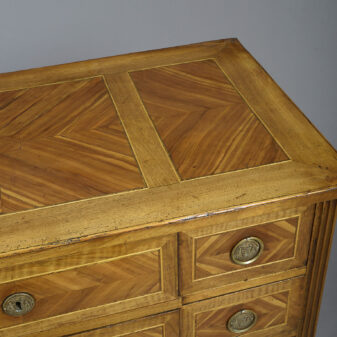Late 18th century neo-classical walnut commode
