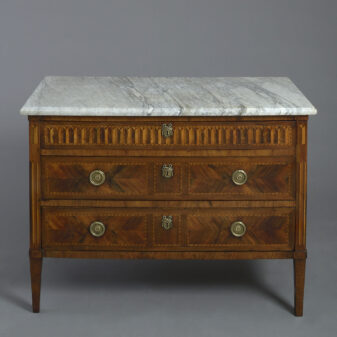 Louis xvi period parquetry commode
