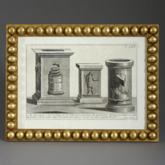 Twelve Mid-18th Century Engravings Depicting Objects and Artefacts of Antiquity