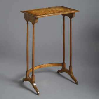 Late 18th Century George III Sheraton Period Nest of Satinwood Tables
