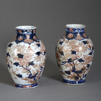 Pair Meiji Imari Vases