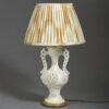 Creamware lamp