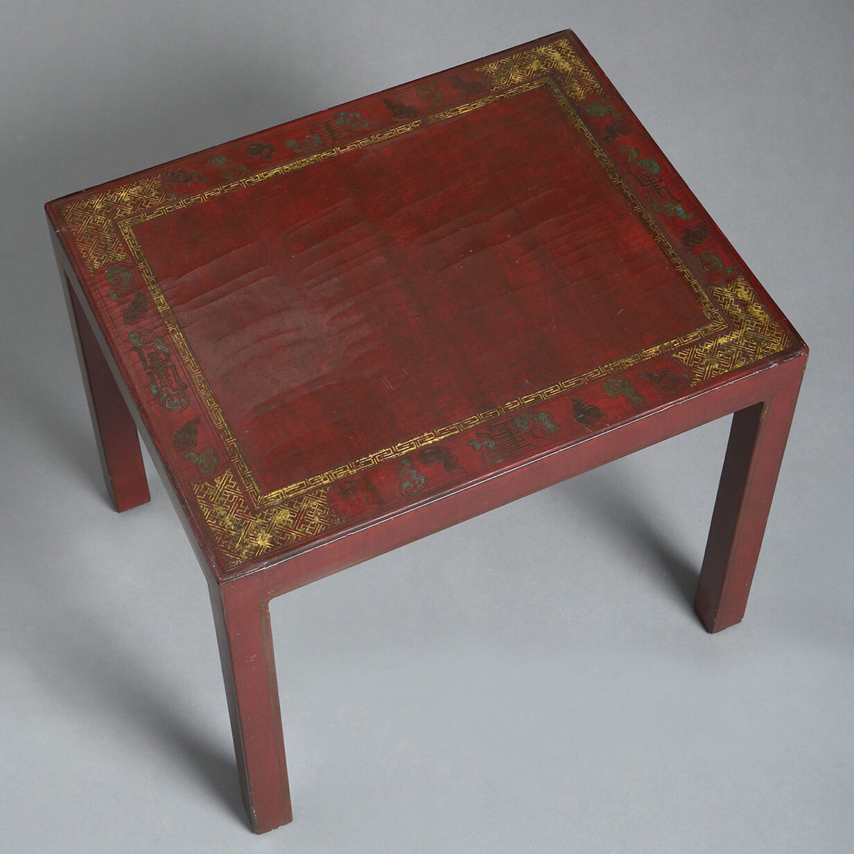 Pair of chinese lacquer tables
