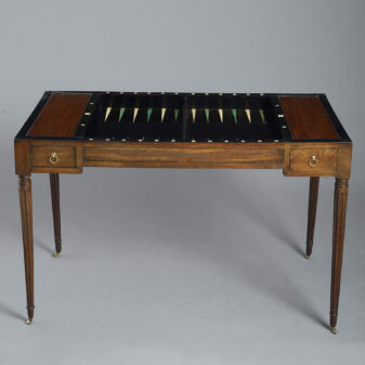 Late 18th century louis xvi period tric trac table 6 Tric trac table