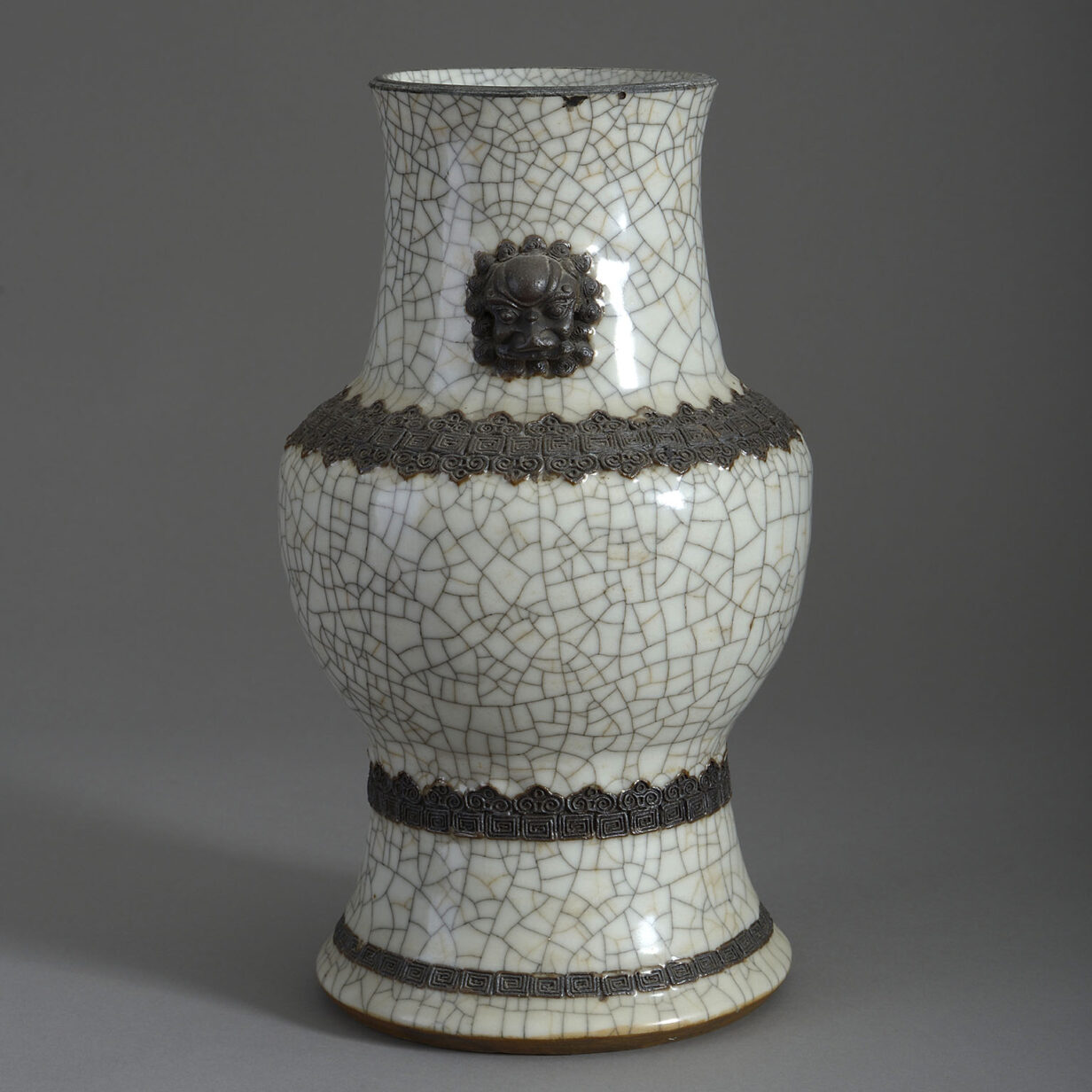 Crackleware vase