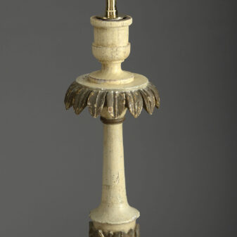 Pair of louis xvi style candlestick lamps