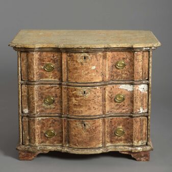 Mid-18th century painted commode