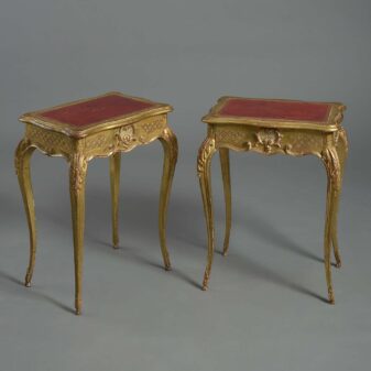 Pair of Giltwood Tables