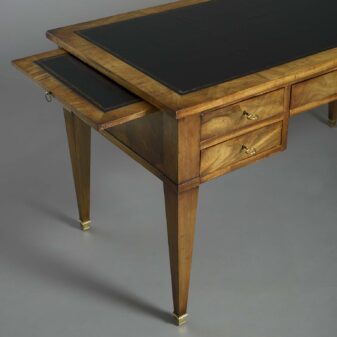 Late 18th century louis xvi period mahogany bureau plat