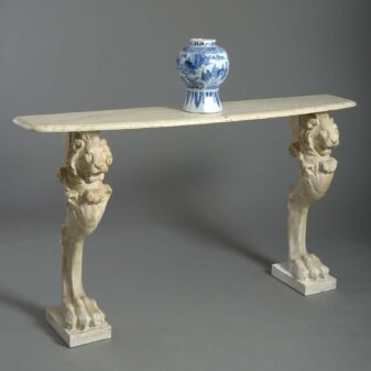 Plaster Console Table