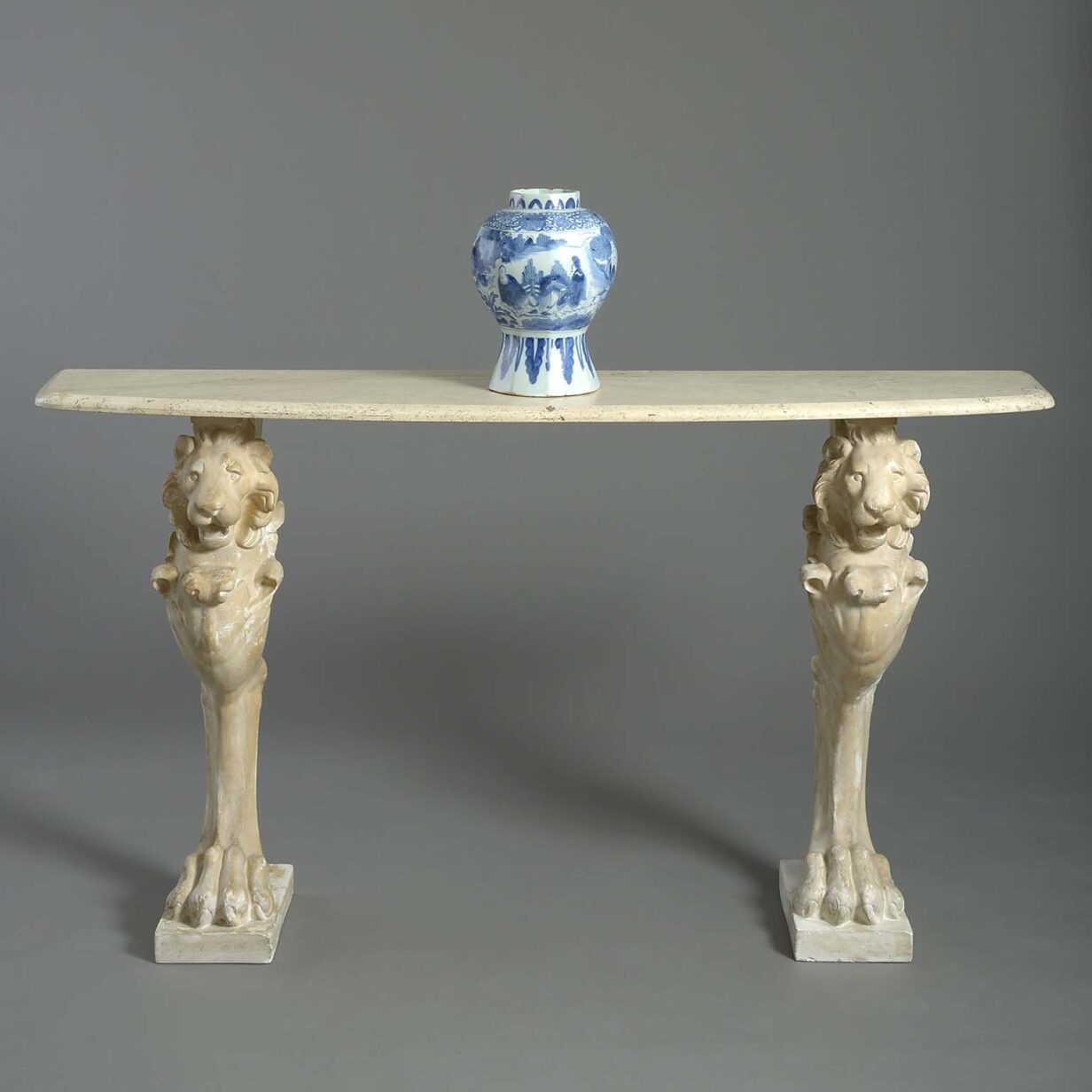 Mid-century neo-classical console table