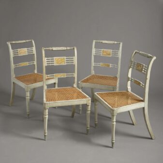 Four Regency Chairs
