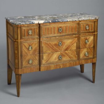 Late 18th century north italian parquetry commode