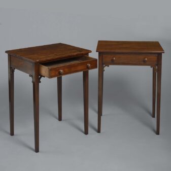 Pair of george iii style bedside tables
