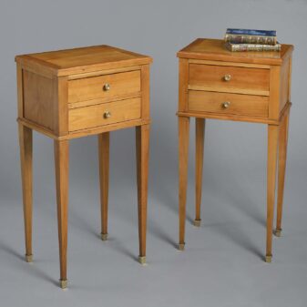Pair of Cherrywood Bedside Tables