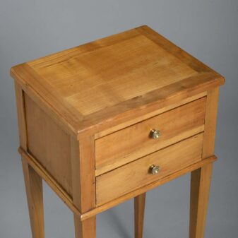 Pair of cherrywood bedside tables