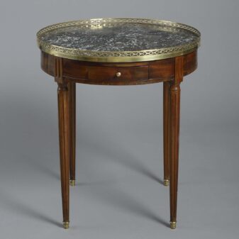 Late 18th century louis xvi period mahogany bouillotte table