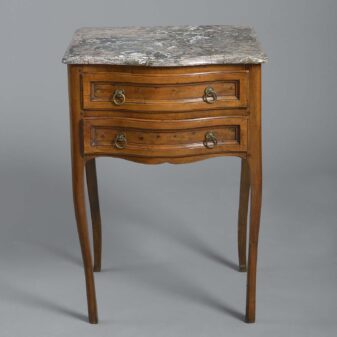 Mid-18th century louis xv period small scale fruitwood commode
