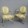 Pair of open armchairs