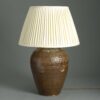 Chinese pottery vase lamp