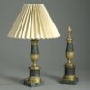 Pair of empire style lamps