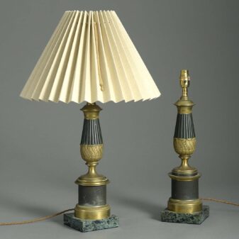 Pair of Empire Style Lamps
