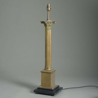 Corinthian column lamp