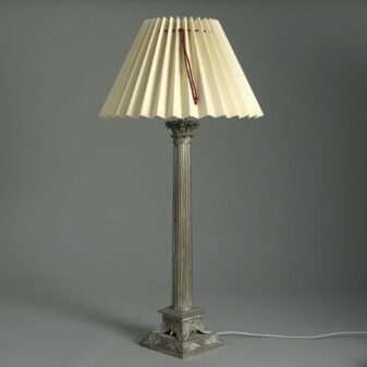 19th Century Column Lamp