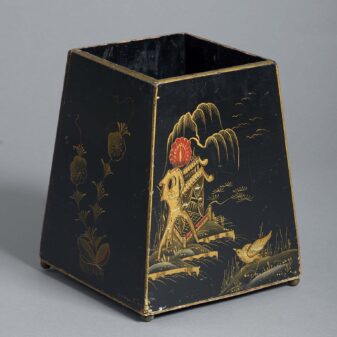 Chinoiserie Waste Paper Basket